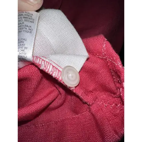 Alfred Dunner Vintage 1990’s Women’s Button Front Top 12 Petite Pink Size 12P