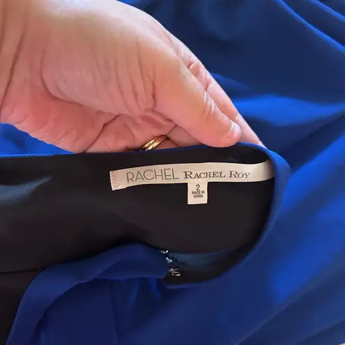 Rachel Roy NWT RACHEL Cobalt Blue Jumpsuit One Piece Free Your Heart Size 2