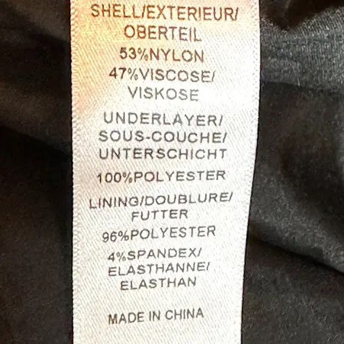 Aidan Mattox Beaded Lace Cocktail Dress Dark Navy Blue 2