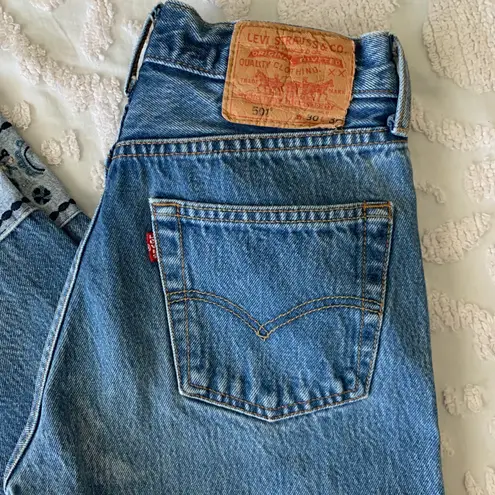 Levi's Women’s 25  Vintage 501 Button Fly Custom Bohemian Jeans