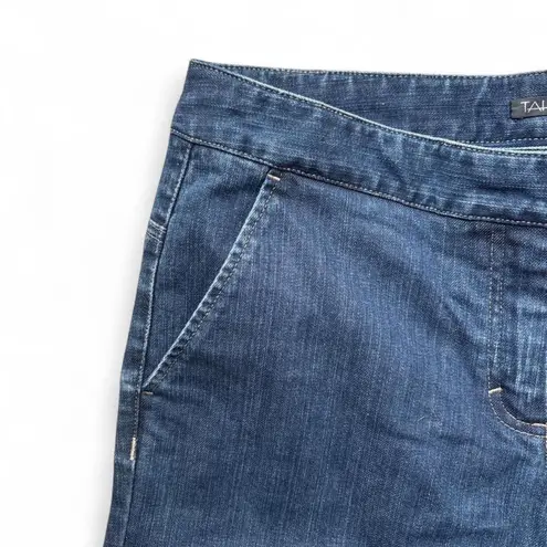 Tahari Women’s Dark Indigo Flare Jeans size 12