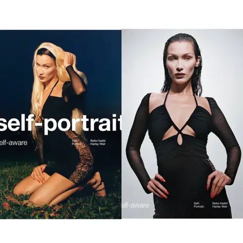 Self Portrait Self-Portrait Black Jersey Lace Cut Out Halter Midi Dress