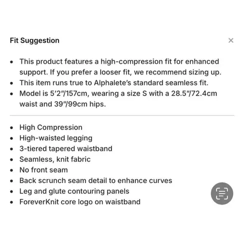 Alphalete  Leggings Amplify Scrunch Seamless NEW Small Ocean Teal