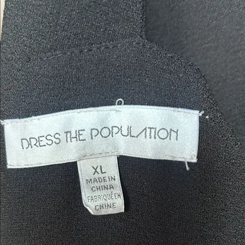 Dress the Population  Black Maxi Dress