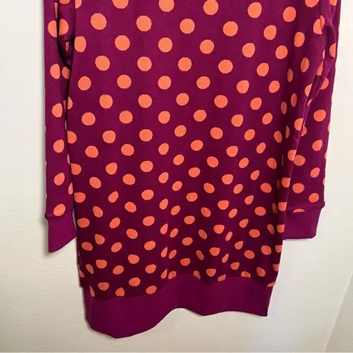 Victor Glemaud for Target Polka Dot Sweatshirt Tunic Dress Pink
