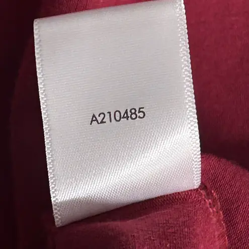 Denim And Co Womens Tunic Blouse Size L Wine Fall Modern Twist Classic Silhoutte Red Size L