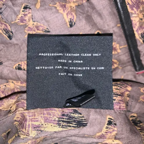 Andrew Marc 100% leather jacket size XL juniors So Soft (missing belt)