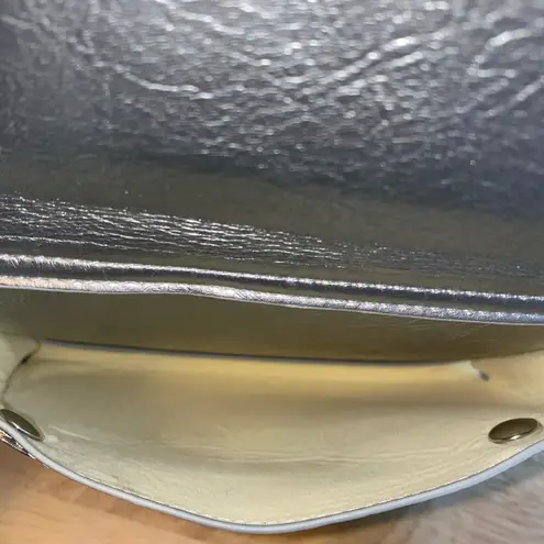 Molly Bracken Lili Sidonio X Silver Crossbody Bag