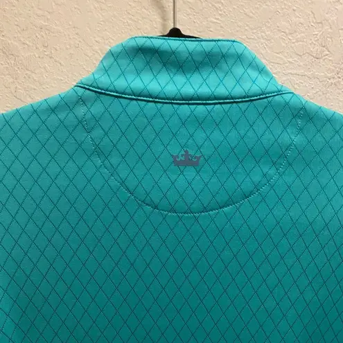 Peter Millar  Women's Lagoon Diamond Quilt Full Zip Size Small