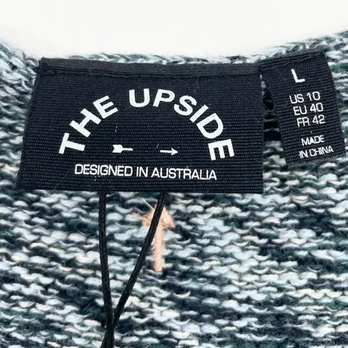 NEW The Upside Womens L US10 Spacewalker Sweater Tank Sapphire Blue Racerback Size L