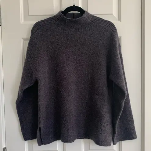 Sweaty Betty Pinnacle Wool Blend Funnel Neck Sweater Size XS - Urban Grey - NWT