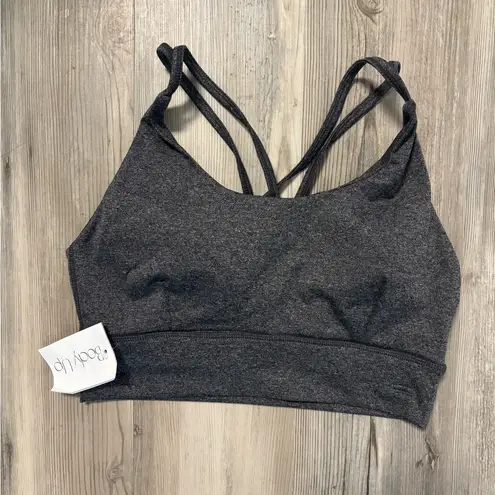 Body UP NWT Size Medium Dark Gray Sports Bra