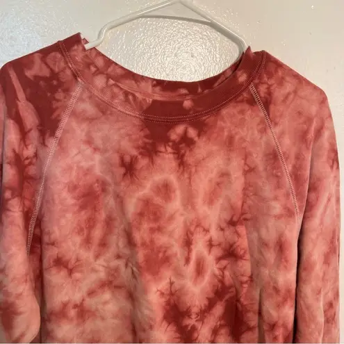 Old Navy  Vintage Crewneck Sweatshirt Pink Tie Dye