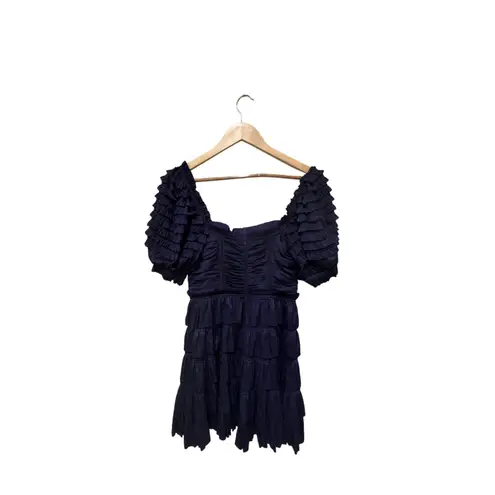 Ulla Johnson Lucette Puff Sleeve Tiered Dress Size 2