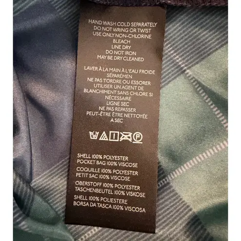 Maeve Taffeta Plus Size 2X Plaid Wide Leg Pants Cropped Trousers New With Tags