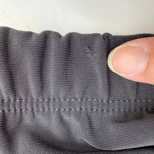 Clara Sunwoo XL Gray Straight Leg Stretch Dress Pants Travel Charcoal Pull On