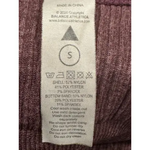 Balance Athletica  The Channel Bra Tight Sculpted Ribbed‎ Athletic Gym Yoga Small