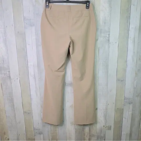 Alfani Size 4 (Minor Flaw small ink mark) Tan Wide Leg Slacks w/Faux Pockets