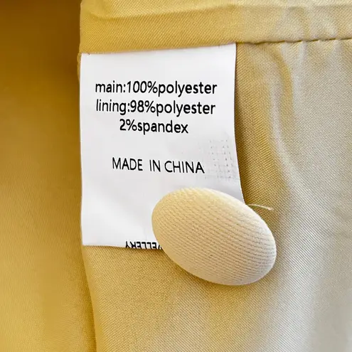 SHOWPO Womens Boxy Single Breasted Selena Blazer in Lemon NWT