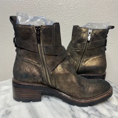 Donald Pliner Savvy Metallic Booties