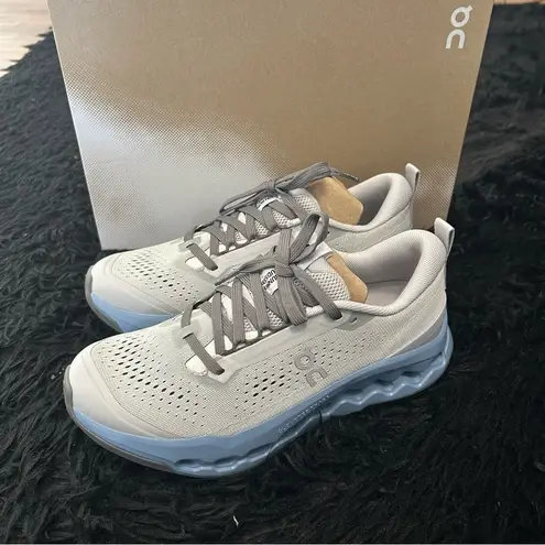 ON CLOUDSURFER Trail Missiongrip glacier dust shoes sneakers women’s 8 new Blue