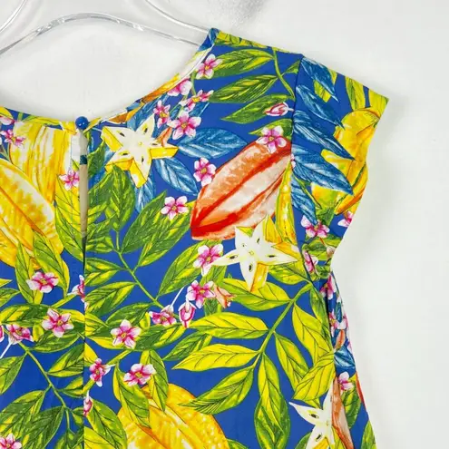 Rachel Roy NWT RACHEL Floral Tropical Cap Sleeve Hi-Lo Top Size XS NEW