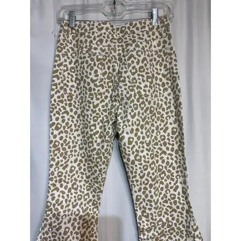 Leopard Print Flared Pants By Wisteria Lane