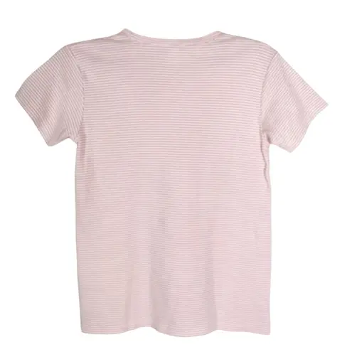 NEW Lake Pima Cotton Striped Pajama Set Pink Size XXS White