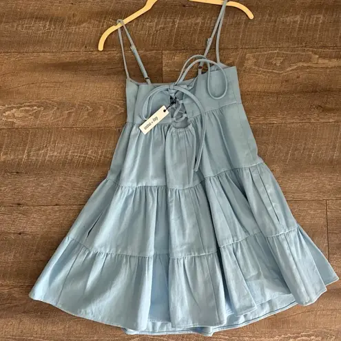 NWT Triple Threads Day + Moon Blue Dress
