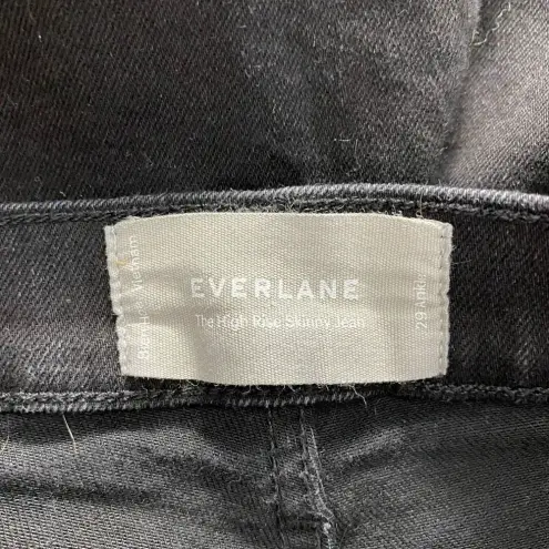 Everlane  The High-Rise Skinny Ankle Jeans in Black Denim‎ Size US 29