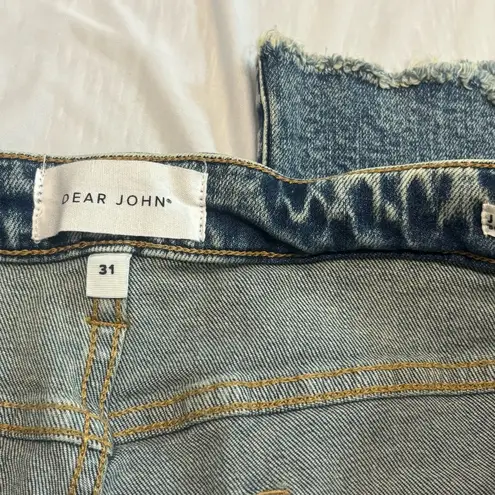 Dear John Blue Straight Leg Jeans Classic Denim