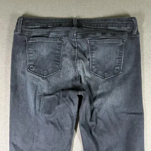 Just Black Jeans Womens 32 Flare Bootcut Stretch Denim Made in USA Classic Blue