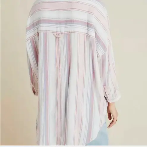 Anthropologie Pilcro the Bo Boyfriend Button