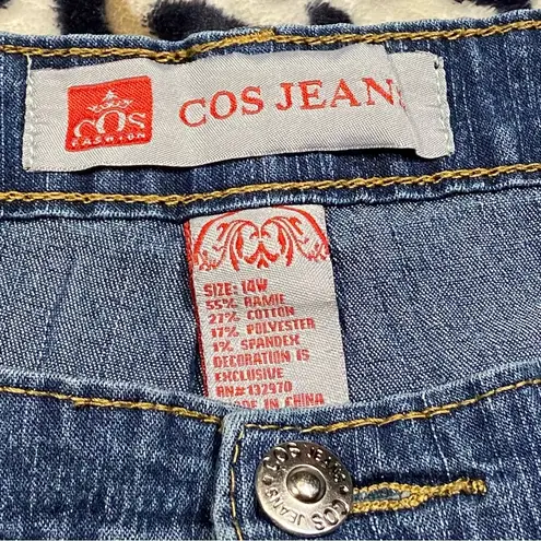 COS JEANS bedazzled capris size 14W