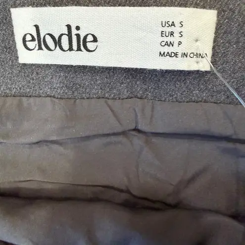 Elodie Revolve Preppy Gray Stitch Trim Academia Skirt NWT Small
