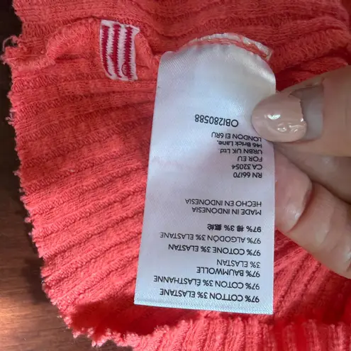 BDG URBAN OUTFITTERS  Ribbed Cropped Button Front Sweater Tank Size medium thumbnail 10