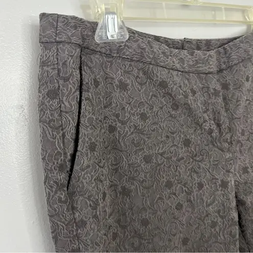 Charter Club Elegant Textured Charcoal Cropped Pants