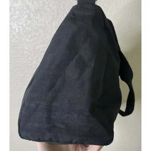 Kipling  Folki KI7327 Crossbody Shoulder Bag Purse Dual Handles Black Nylon‎