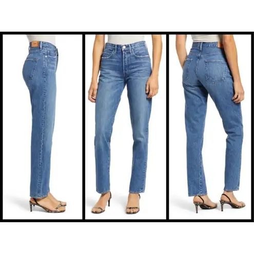 💕EDWIN💕 Cai High Waist Straight Leg Jeans Lumineer 100% Cotton Rigid 32 NWT Size undefined