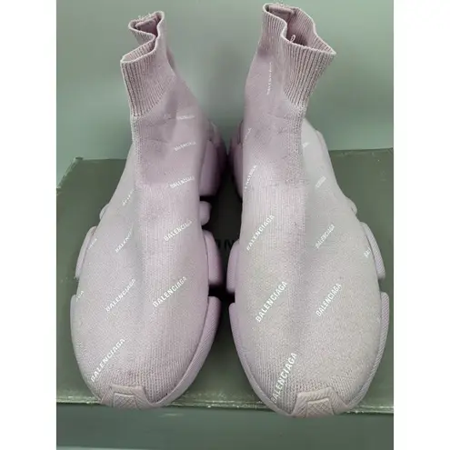 Balenciaga Speed 2.0 All Over Logo Sock Sneakers - Sz 6 US 36 EU