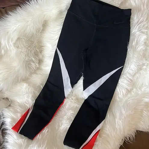 Nike  dri-fit leggings- with mesh