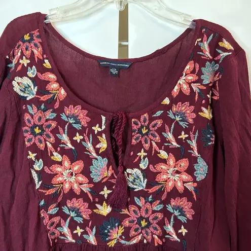 American Eagle  Outfitters Peasant top. Size L. EUC.‎