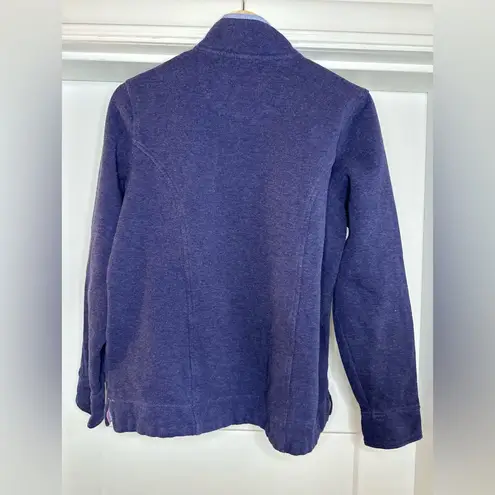 Orvis GUC  full zip sweatshirt purple size medium