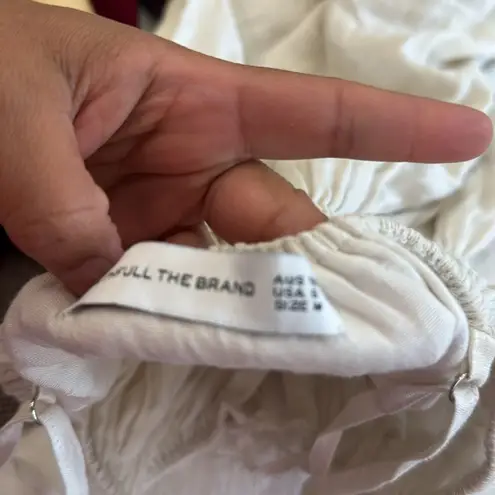 Faithfull the Brand faithfull shivka mini dress - plain egg shell sz M