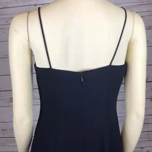 Y2K VINTAGE J. R. NITES BY CALIENDO Navy long dress & Bolero jacket 8 petites Blue Size 8P