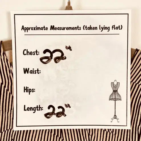 ANINE BING Willa Silk Top Crinkle Stripe Size Medium Tan and Black