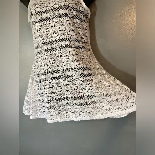 West Loop white lace dress/coverup