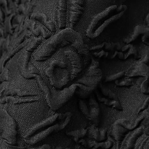 Dries Van Noten Dries Van Norten Black Cloqué Dress Size 34 NWT