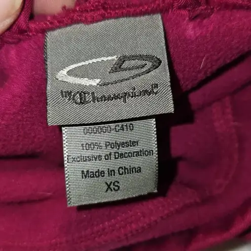 Champion  Womens Pink Black Full Zip Jacket‎ XS