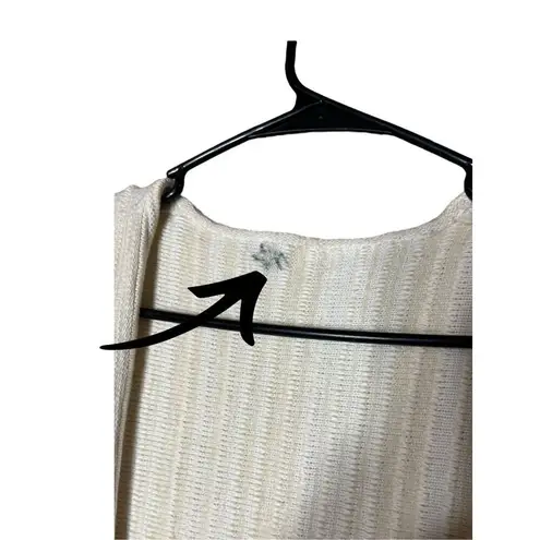 Vintage Cream Chunky Knit Long Duster Cardigan Size undefined